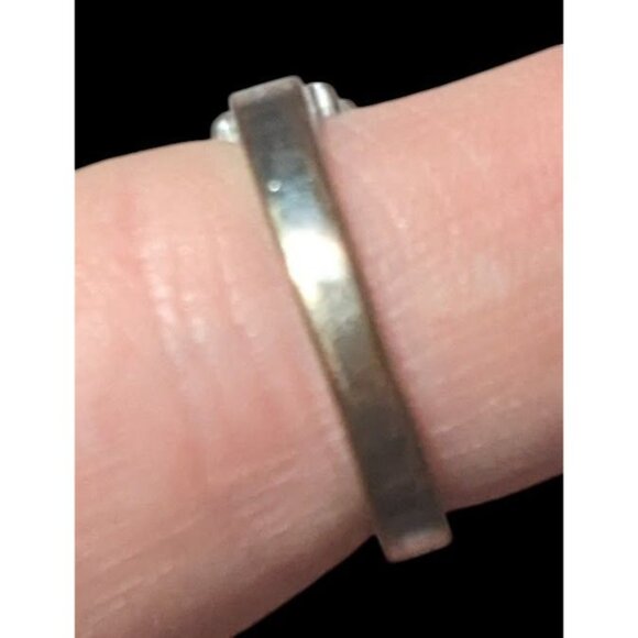 Gothic Art Deco Black Gemmed And Marcasite Ring Size 7 1/4 - Picture 7 of 13